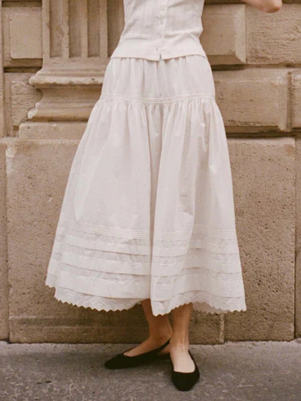Dôen Sebastiane Skirt in Powder Size XL